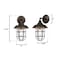 Westinghouse Fixture Wall Outdoor 60W Iron Hill 8.75Wdth, Black Brnz Hgh-Light Cage Clear Glass 6121600 - alternate 5